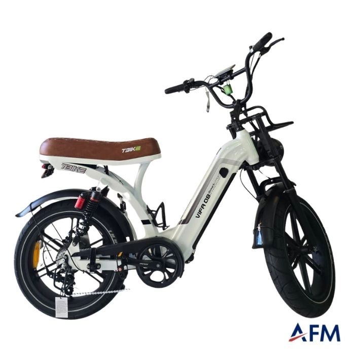 T-BİKE VİFA Q8 BEYAZ 48V 15Ah ELEKTRİKLİ BİSİKLET