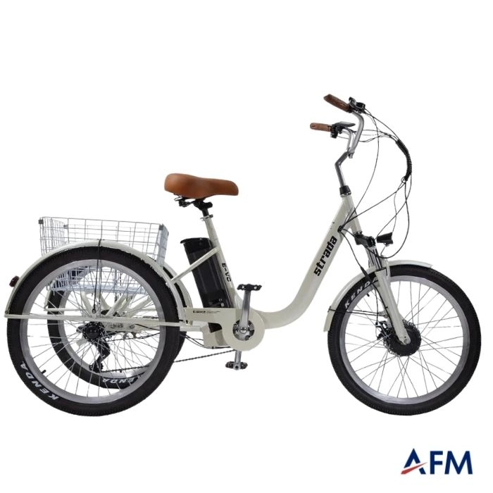 STRADA E-VO KREM 36V 13Ah ÜÇ TEKERLEKLİ ELEKTRİKLİ BİSİKLET