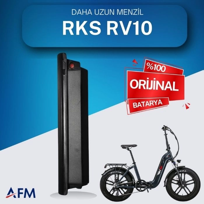 RKS RV10 36 Volt Batarya Orijinal Yedek Akü - Elektrikli Bisiklet Pili