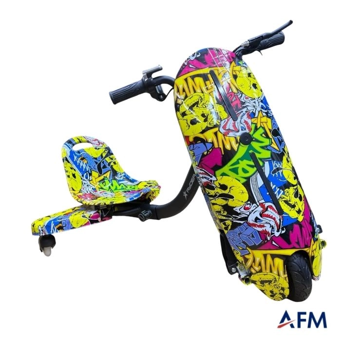 RYDER STAR DRİFT CAR APATO GRAFİTİ DESEN 24V 250 WATT ELEKTRİKLİ DRİFT SCOOTER