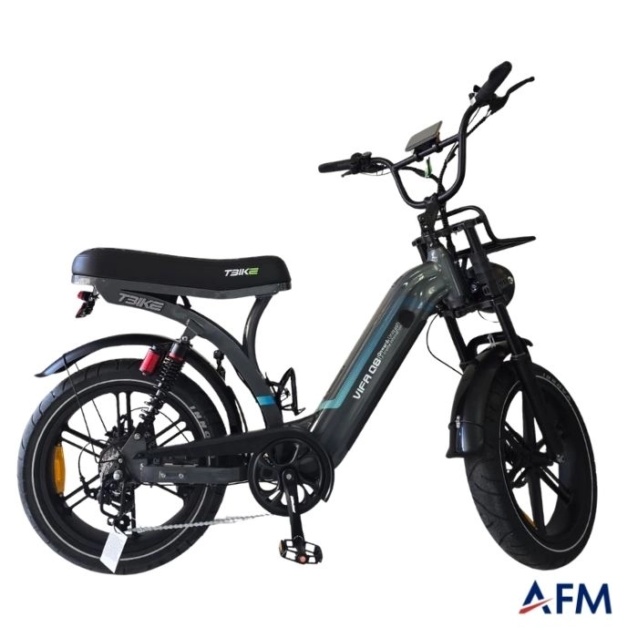 T-BİKE VİFA Q8 GRİ 48V 15Ah ELEKTRİKLİ BİSİKLET