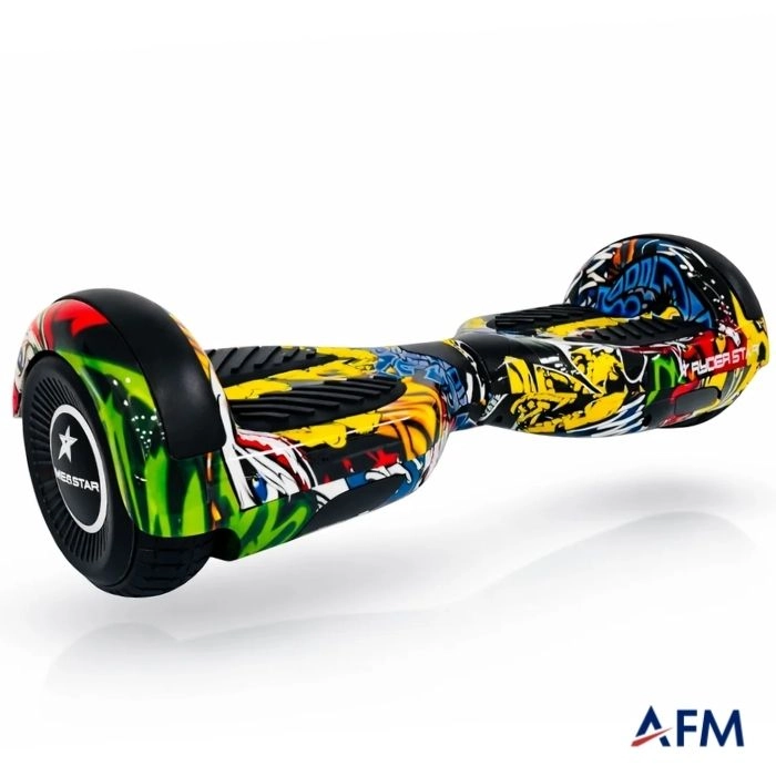 RYDER STAR HOVERBOARD APATO GRAFİTİ DESEN 36V 250 WATT X2 ELEKTRİKLİ DENGELİ KAYKAY