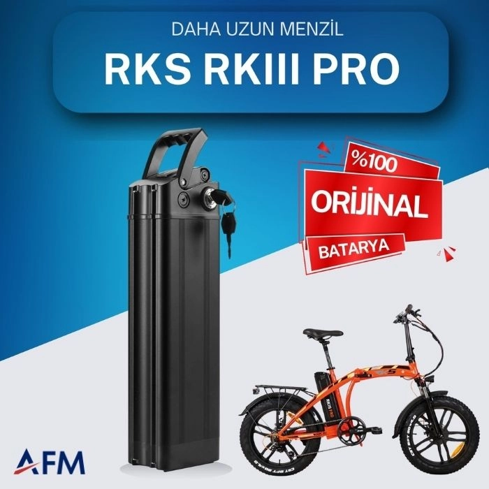 RKS RK3 (RKIII) PRO 36 Volt Batarya Orijinal Yedek Akü - Elektrikli Bisiklet Pili