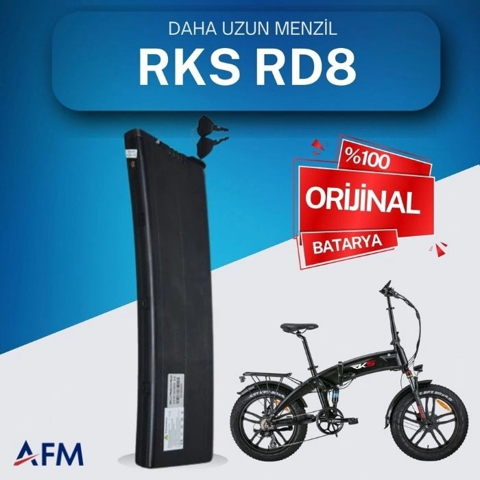 RKS RD8 48 Volt Batarya Orijinal Yedek Akü - Elektrikli Bisiklet Pili