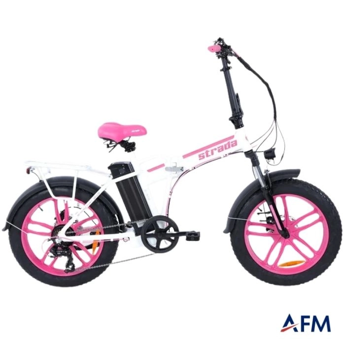 STRADA E-SİS PEMBE 36V 10.4Ah ELEKTRİKLİ BİSİKLET
