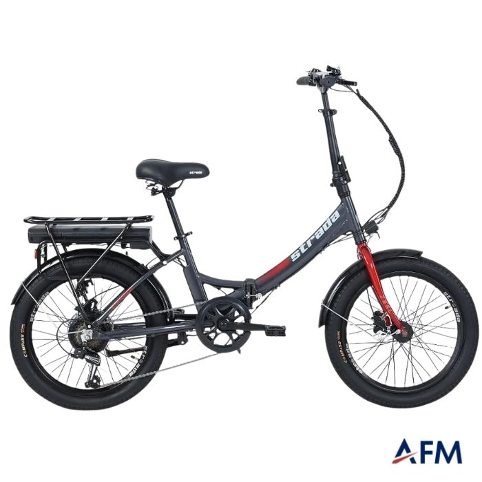 STRADA E-RAPIDO GRİ 36V 10.4Ah ELEKTRİKLİ BİSİKLET