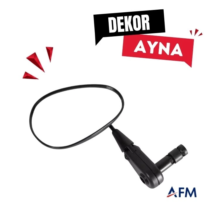 Bisiklet Dikiz Aynası, Geniş Açılı Mercekli Dekor Ayna Elops
