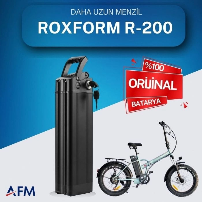 ROXFORM R-200 36 Volt Batarya Orijinal Yedek Akü - Elektrikli Bisiklet Pili