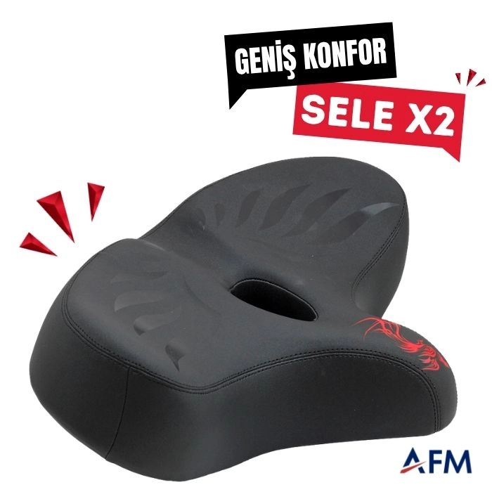 ZER SPORT ULTRA GENİŞ KONFOR SELE X2