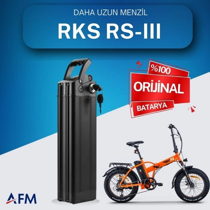 RKS RS3 (RSIII) 36 Volt Batarya Orijinal Yedek Akü - Elektrikli Bisiklet Pili