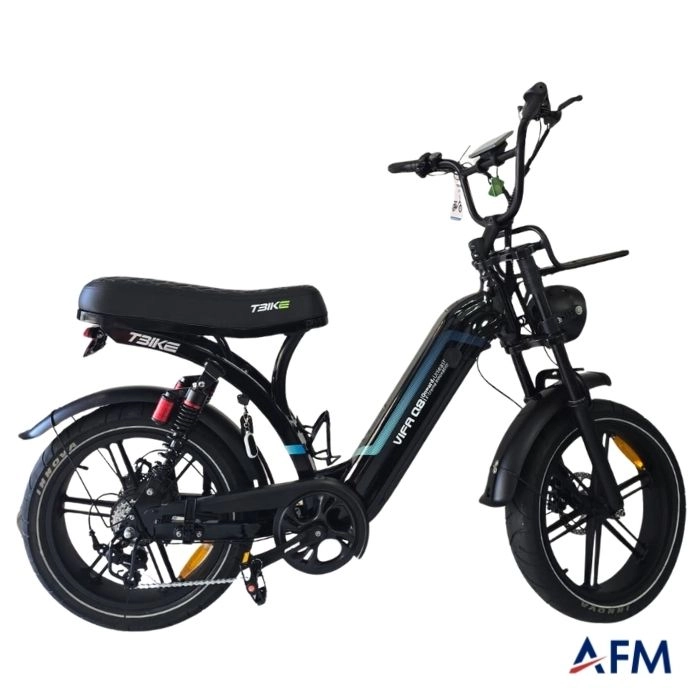 T-BİKE VİFA Q8 SİYAH 48V 15Ah ELEKTRİKLİ BİSİKLET
