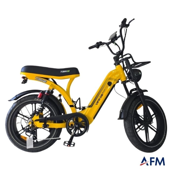 T-BİKE VİFA Q8 SARI 48V 15Ah ELEKTRİKLİ BİSİKLET