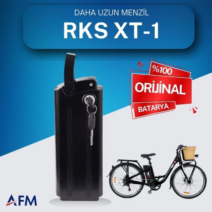 RKS XT-1 36 Volt Batarya Orijinal Yedek Akü - Elektrikli Bisiklet Pili