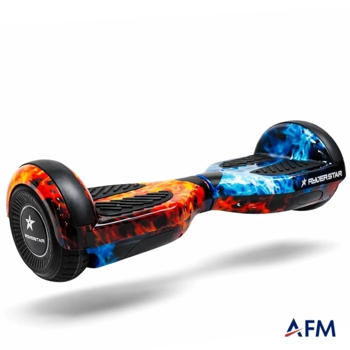 RYDER STAR HOVERBOARD ATEŞ VE SU DESEN 36V 250 WATT X2 ELEKTRİKLİ DENGELİ KAYKAY