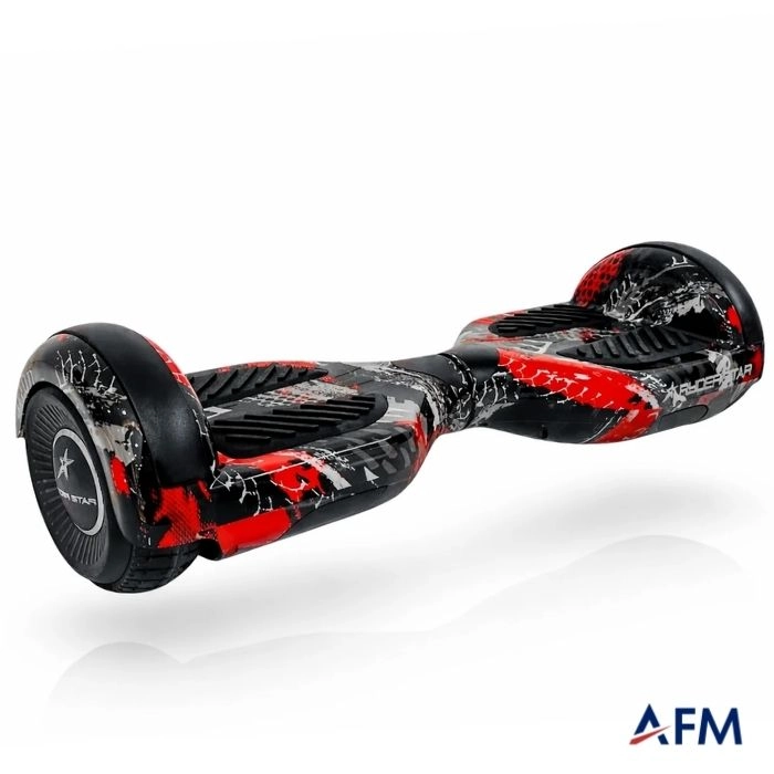 RYDER STAR HOVERBOARD KIRMIZI EXTREME DESEN 36V 250 WATT X2 ELEKTRİKLİ DENGELİ KAYKAY