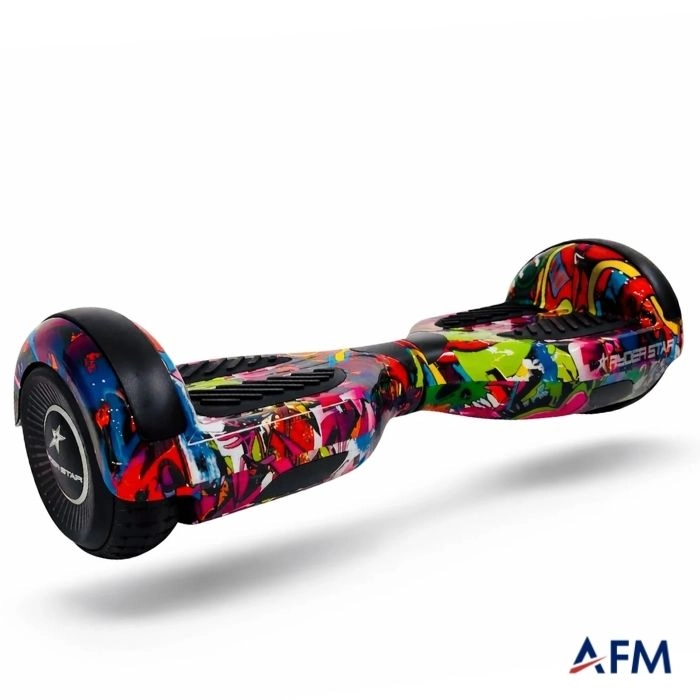 RYDER STAR HOVERBOARD GRAFİTİ DESEN 36V 250 WATT X2 ELEKTRİKLİ DENGELİ KAYKAY