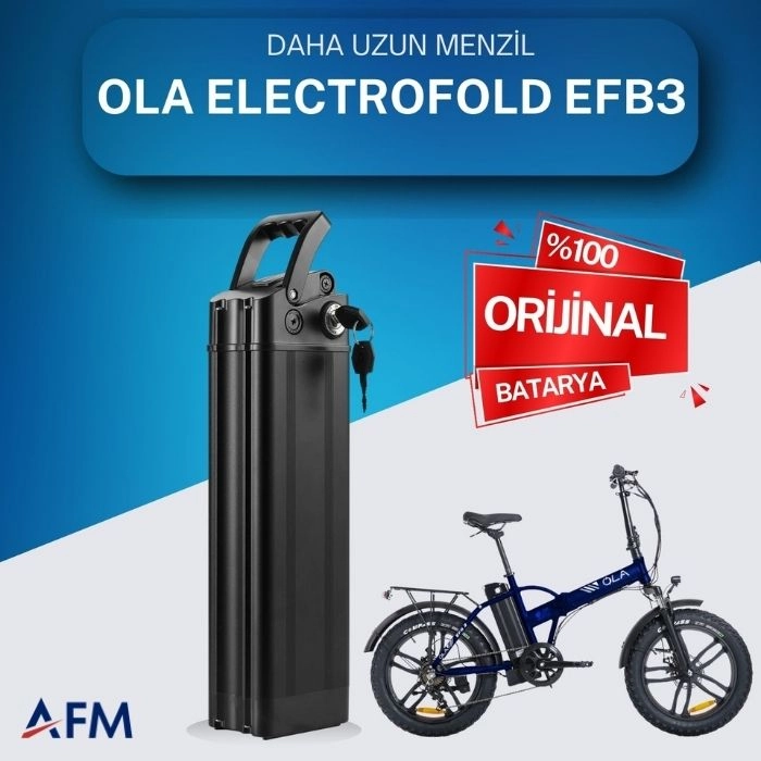 ELECTROFOLD EFB3 36 Volt Batarya Orijinal Yedek Akü - Elektrikli Bisiklet Pili