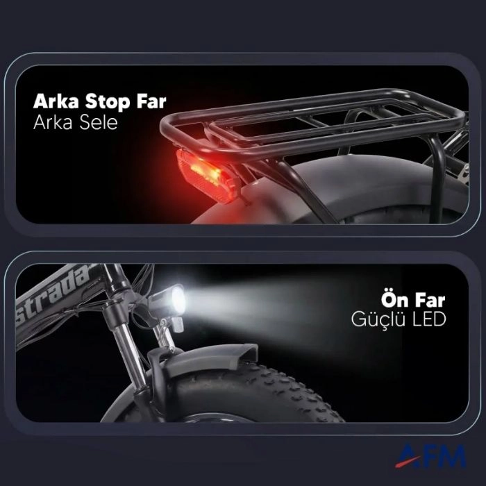 STRADA E-BRO TURKUAZ 36V 10.4Ah ELEKTRİKLİ BİSİKLET