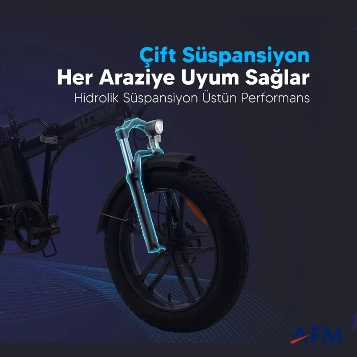 STRADA E-BRO TURUNCU 36V 10.4Ah ELEKTRİKLİ BİSİKLET
