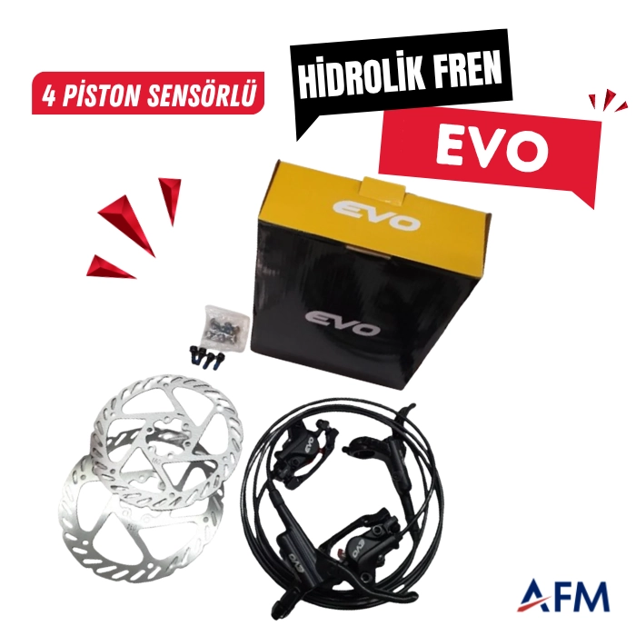 EVO HİDROLİK 4 PİSTONLU SENSÖRLÜ DİSK FREN SETİ