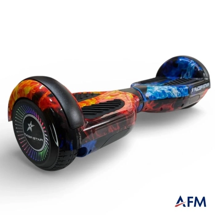 RYDER STAR HOVERBOARD ATEŞ VE SU DESEN 36V 250 WATT X2 ELEKTRİKLİ DENGELİ KAYKAY