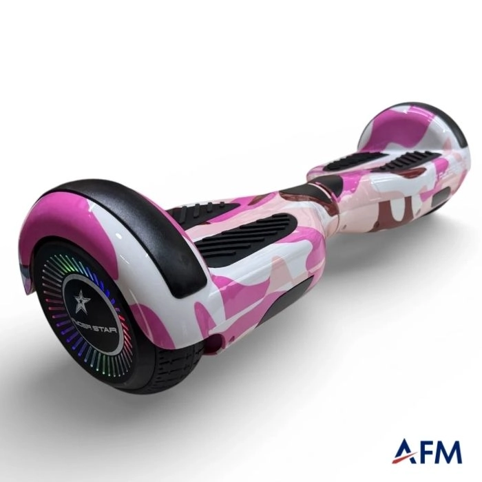 RYDER STAR HOVERBOARD PEMBE DESEN 36V 250 WATT X2 ELEKTRİKLİ DENGELİ KAYKAY