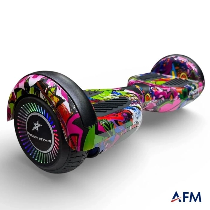 RYDER STAR HOVERBOARD GRAFİTİ DESEN 36V 250 WATT X2 ELEKTRİKLİ DENGELİ KAYKAY