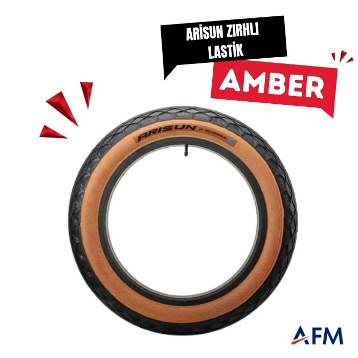 ARİSUN 20x4.0 Kalın Teker Fat-bike & E-Bike Zırhlı Yol Lastiği