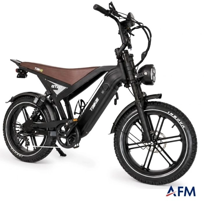 T-BİKE GT20 SİYAH 48V 15Ah BLUETOOTH ÖZELLİKLİ ELEKTRİKLİ BİSİKLET