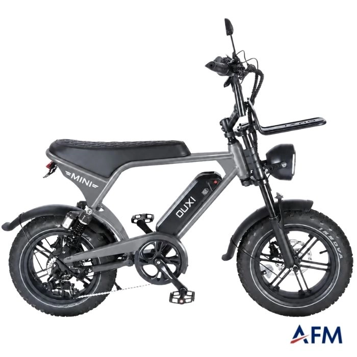 T-BİKE V8 ULTRA MINI ANTRASİT GRİ 36V 10.4Ah ELEKTRİKLİ BİSİKLET