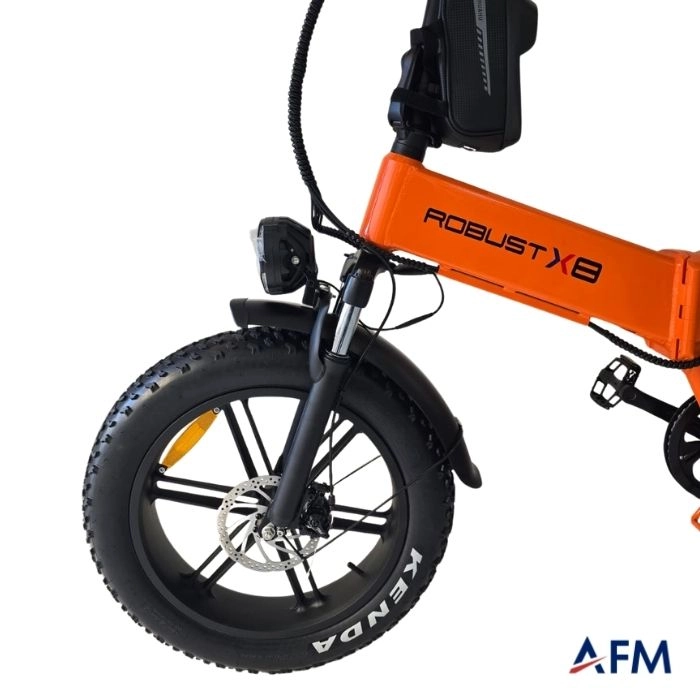 T-BİKE ROBUST X8 TURUNCU 48V 15Ah ELEKTRİKLİ BİSİKLET-NFC ÖZELLİKLİ
