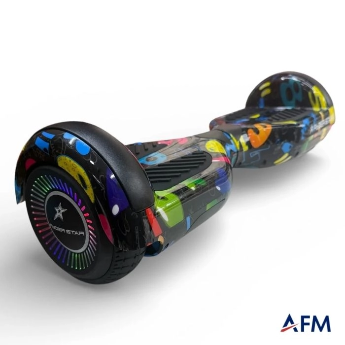 RYDER STAR HOVERBOARD RENKLİ SAYILAR DESEN 36V 250 WATT X2 ELEKTRİKLİ DENGELİ KAYKAY