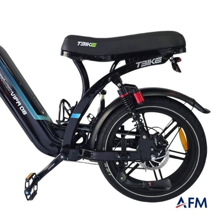 T-BİKE VİFA Q8 SİYAH 48V 15Ah ELEKTRİKLİ BİSİKLET