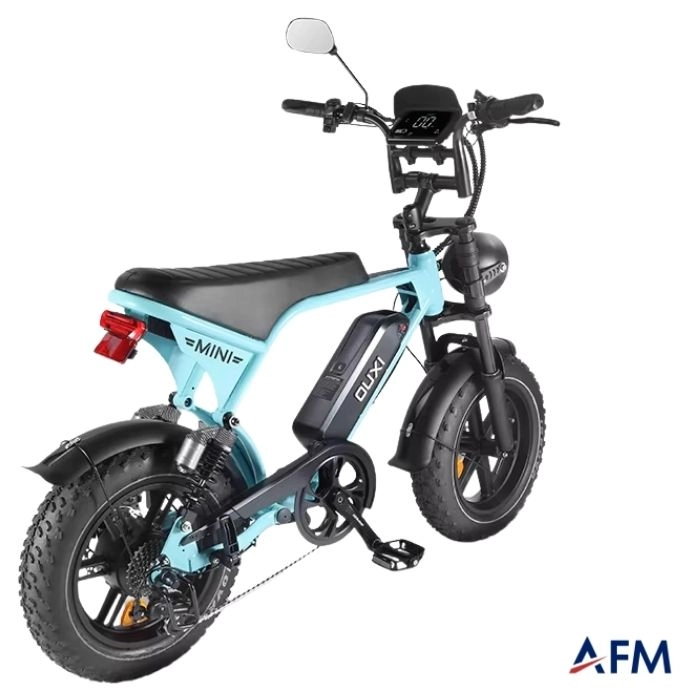 T-BİKE V8 ULTRA MINI TURKUAZ 36V 10.4Ah ELEKTRİKLİ BİSİKLET