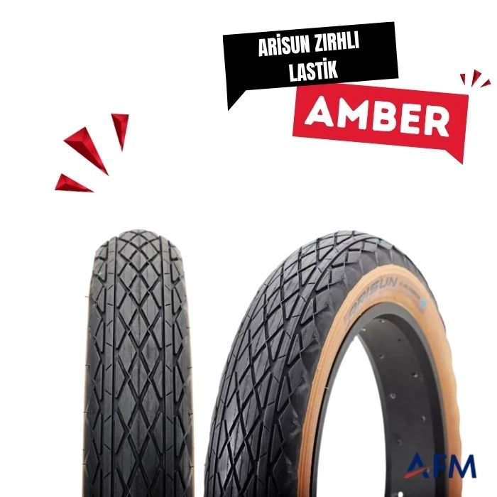 ARİSUN 20x4.0 Kalın Teker Fat-bike & E-Bike Zırhlı Yol Lastiği