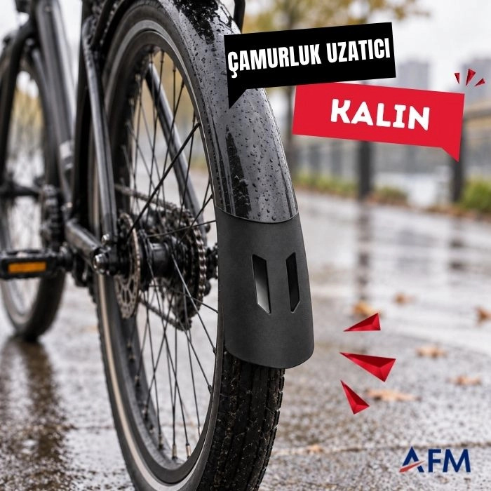 Bisiklet ve E-Bike İçin Kalın Çamurluk Uzatıcı – Çamurluk Tozluğu