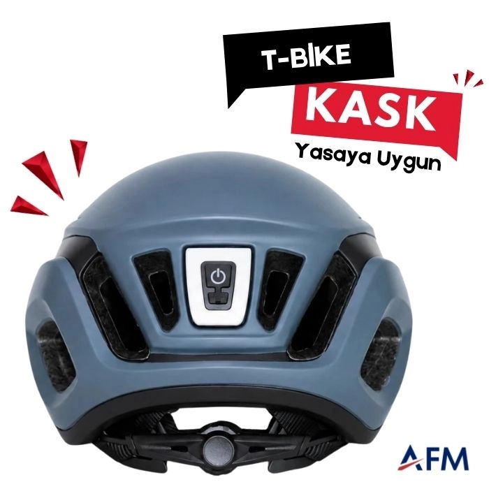 T-Bike Vizörlü – Yasaya Uygun Elektrikli Bisiklet Kask Model 1