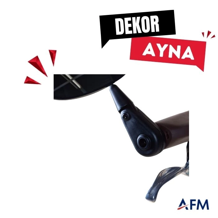 Bisiklet Dikiz Aynası, Geniş Açılı Mercekli Dekor Ayna Elops