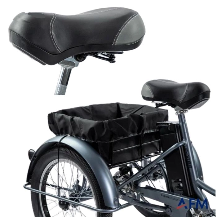 STRADA E-VİBE SİYAH 48V 13.6Ah ÜÇ TEKERLEKLİ ELEKTRİKLİ BİSİKLET