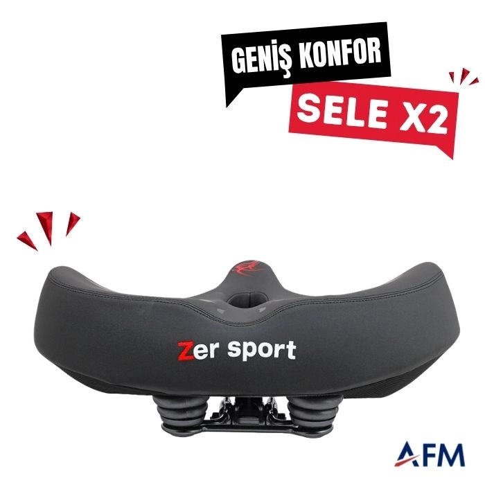 ZER SPORT ULTRA GENİŞ KONFOR SELE X2