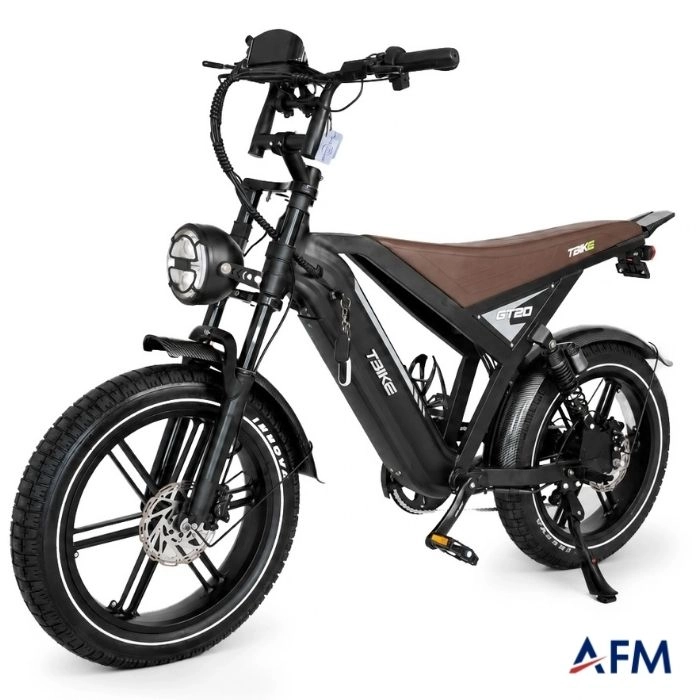 T-BİKE GT20 SİYAH 48V 15Ah BLUETOOTH ÖZELLİKLİ ELEKTRİKLİ BİSİKLET