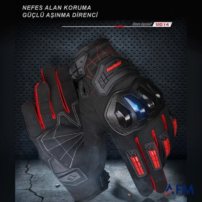 Ones Again Yasaya Uygun Eldiven, Korumalı Motosiklet ve E-Bike Eldiveni