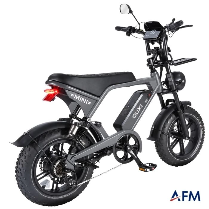 T-BİKE V8 ULTRA MINI ANTRASİT GRİ 36V 10.4Ah ELEKTRİKLİ BİSİKLET