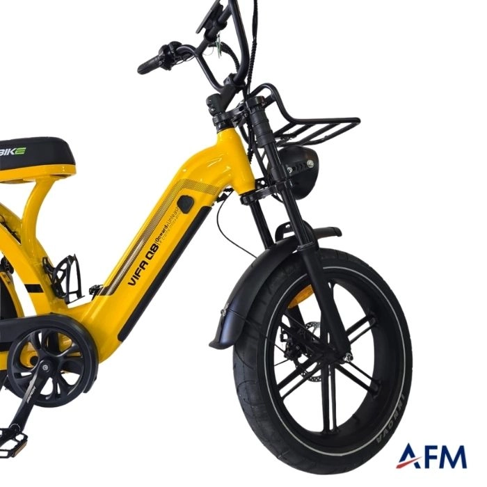 T-BİKE VİFA Q8 SARI 48V 15Ah ELEKTRİKLİ BİSİKLET
