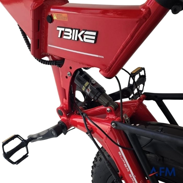 T-BİKE ROBUST X8 KIRMIZI 48V 15Ah ELEKTRİKLİ BİSİKLET-NFC ÖZELLİKLİ