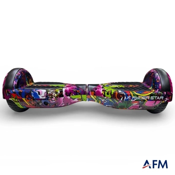 RYDER STAR HOVERBOARD GRAFİTİ DESEN 36V 250 WATT X2 ELEKTRİKLİ DENGELİ KAYKAY