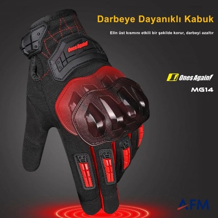 Ones Again Yasaya Uygun Eldiven, Korumalı Motosiklet ve E-Bike Eldiveni