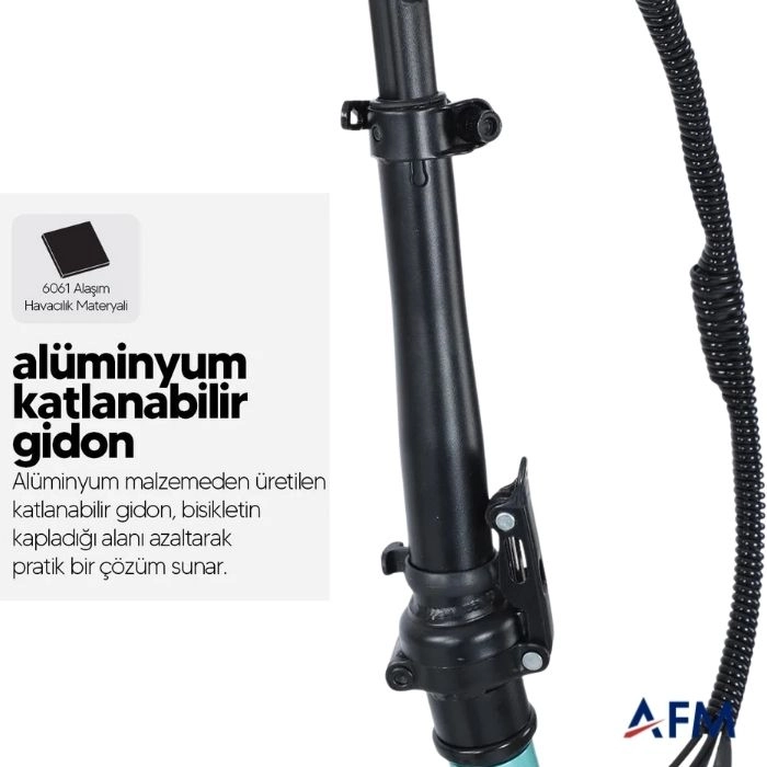 STRADA E-RAPIDO GRİ 36V 10.4Ah ELEKTRİKLİ BİSİKLET