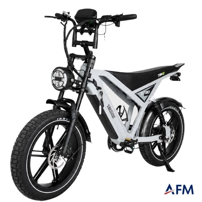 T-BİKE GT20 NARDO GRİ 48V 15Ah BLUETOOTH ÖZELLİKLİ ELEKTRİKLİ BİSİKLET