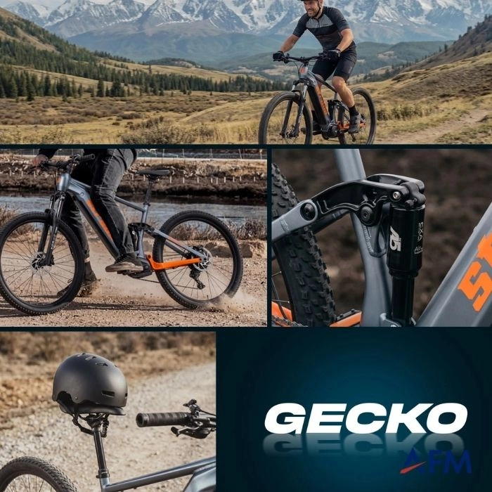 STRADA E-GECKO GRİ 36V 14.7Ah ELEKTRİKLİ BİSİKLET